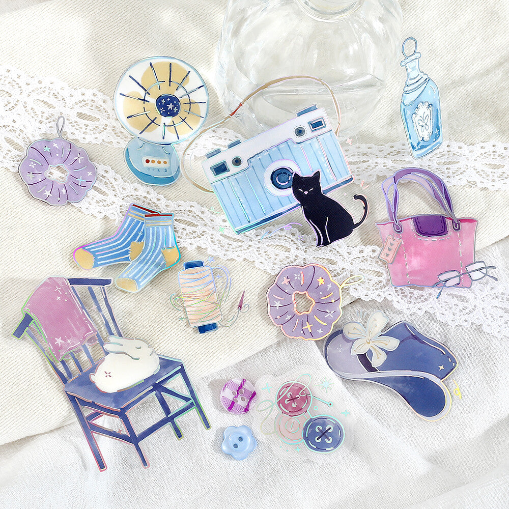 BGM Flake Stickers - Clear Dolce Vita Daily Life | Papermind Shop