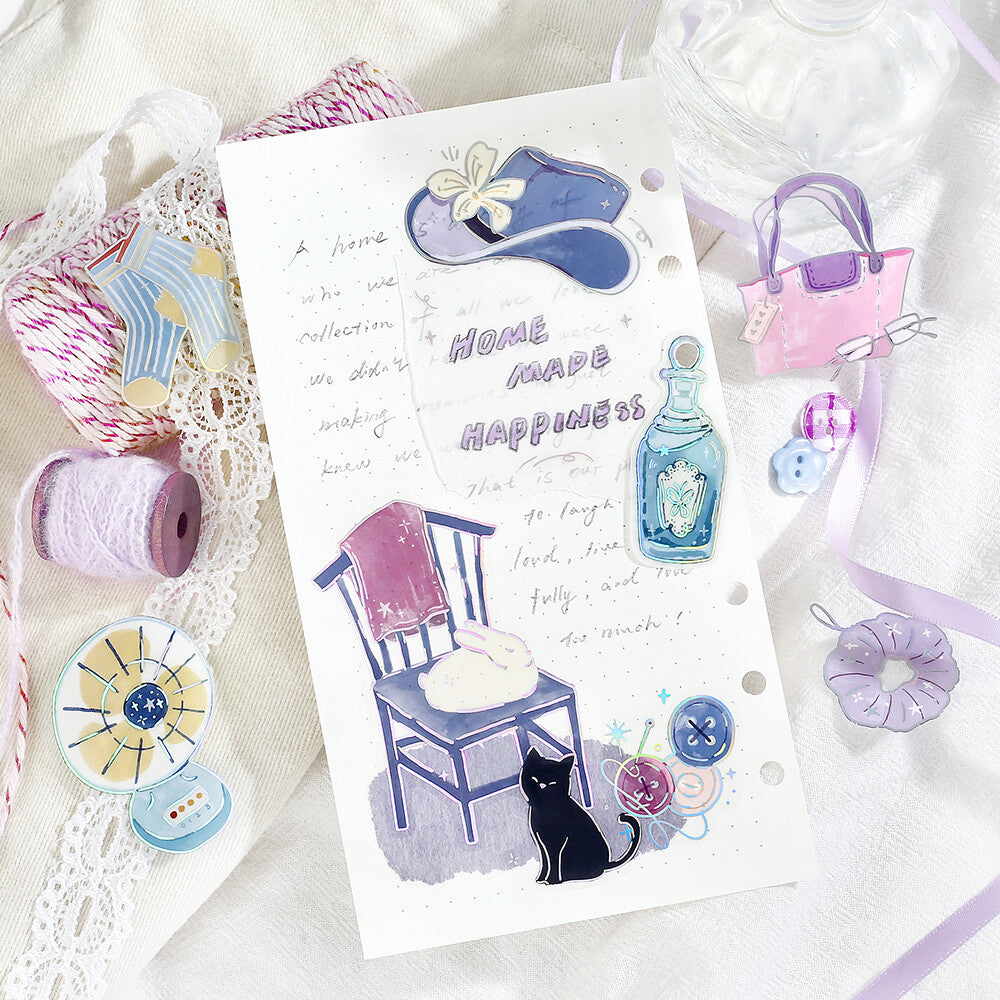BGM Flake Stickers - Clear Dolce Vita Daily Life