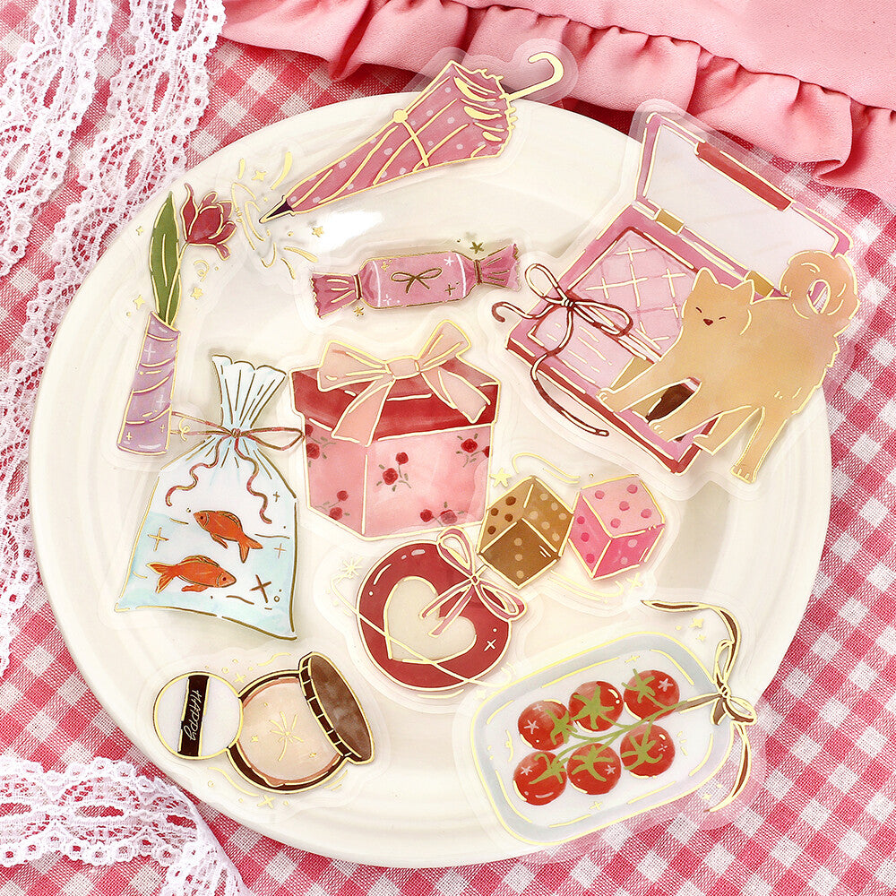 BGM Flake Stickers - Clear Dolce Vita Gift Giving Day | Papermind Shop