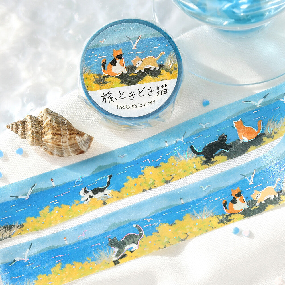 BGM 20mm Washi Masking Tape – The Cat's Journey: Word on the Sea Breeze 
