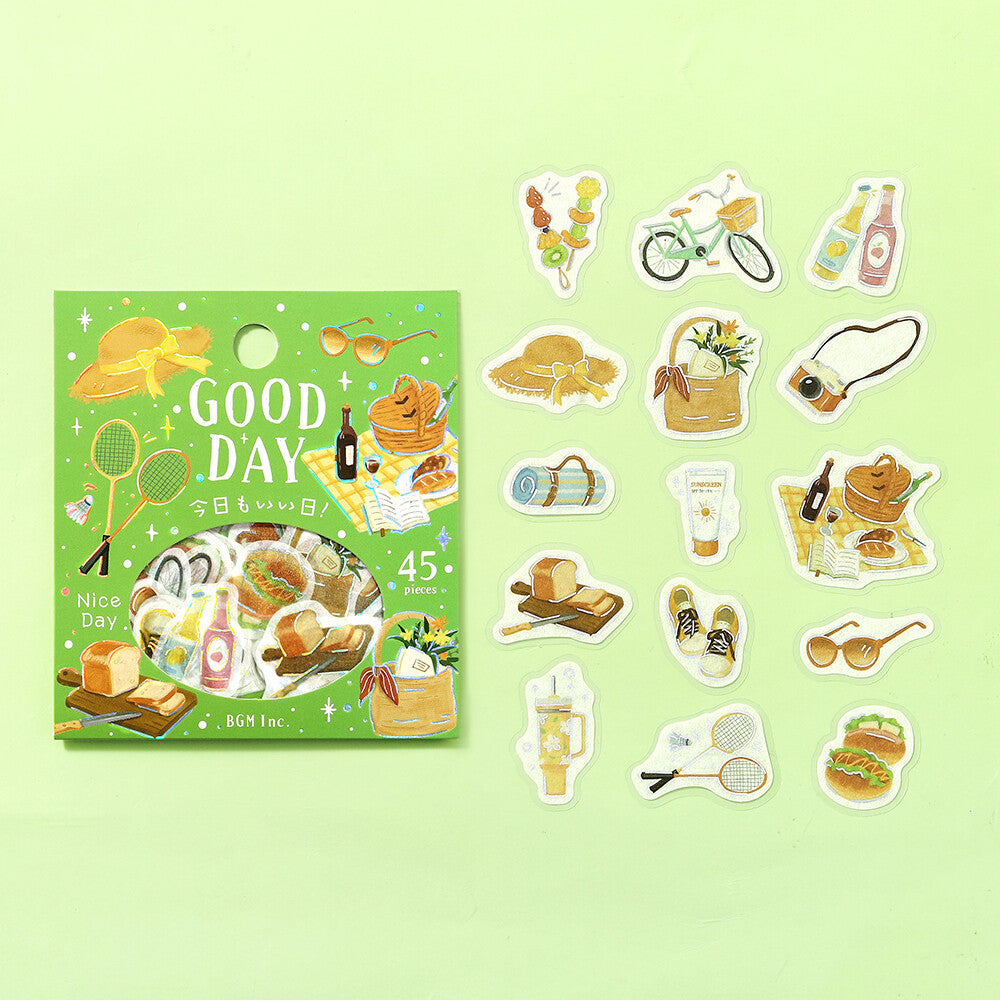 BGM Foil-Stamped Flake Stickers – Another Good Day: Good Day