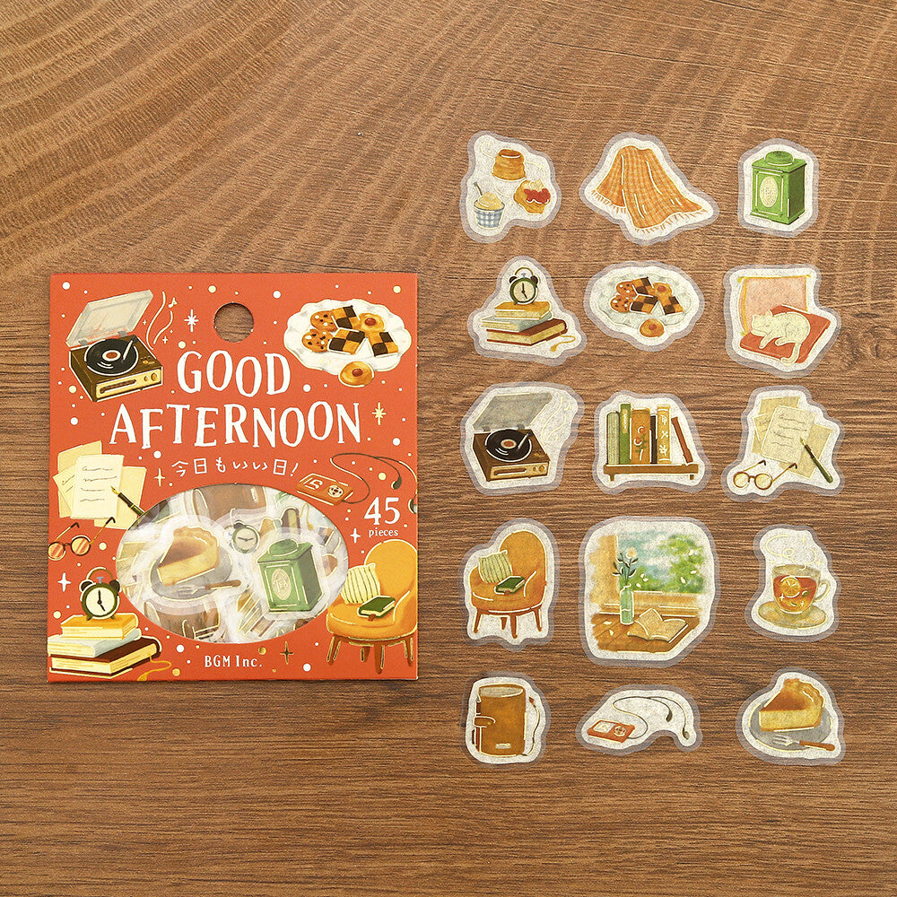 BGM Foil-Stamped Flake Stickers – Another Good Day: Good Afternoon