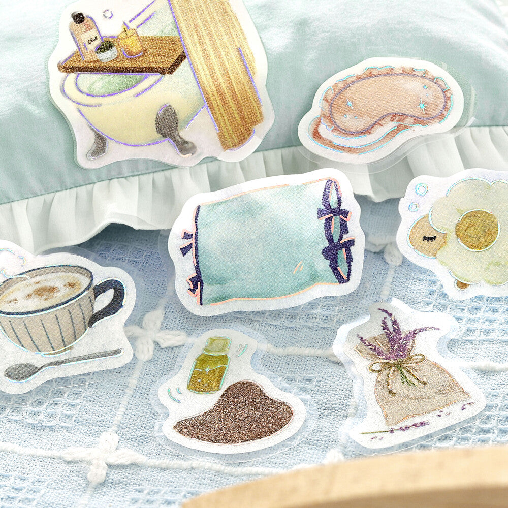 BGM Foil-Stamped Flake Stickers – Another Good Day: Good Night