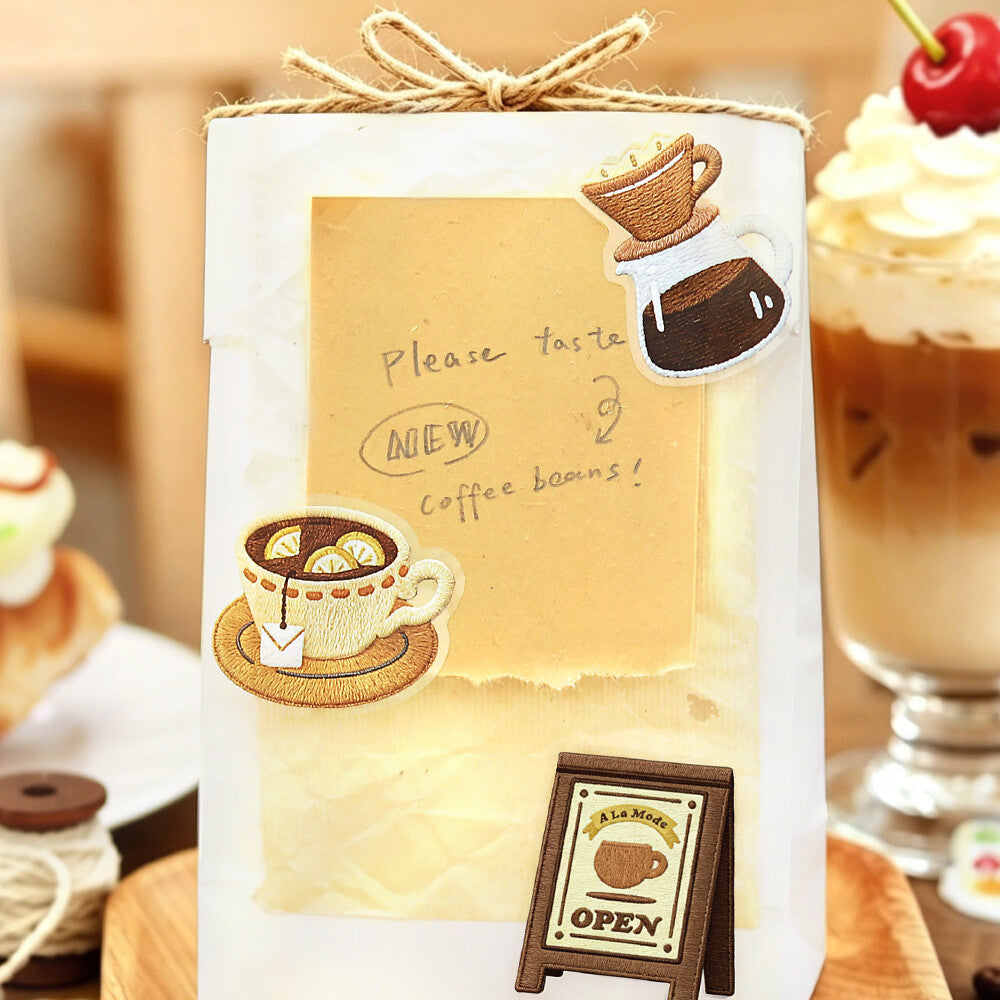 BGM Foil-Stamped Clear Stickers – Kissa À la Mode: Embroidery Book Yellow