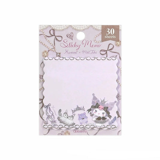 Miki Takei x Sanrio Character Sticky Note Kuromi