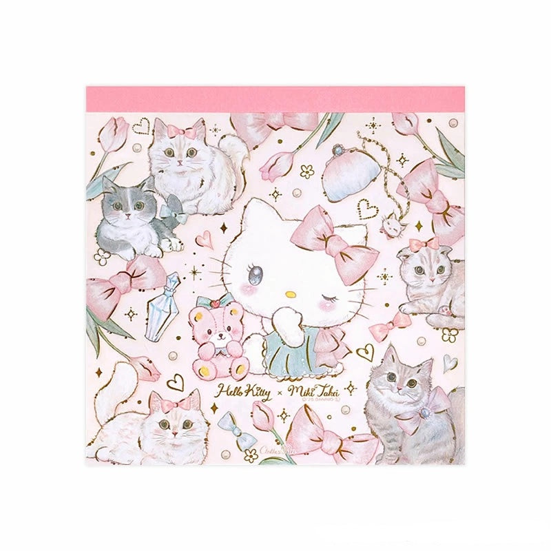 Miki Takei x Sanrio Character Memo Pad Hello Kitty