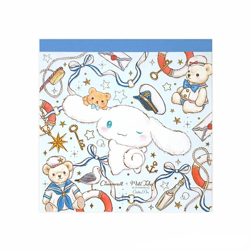 Miki Takei x Sanrio Character Memo Pad Cinamorall