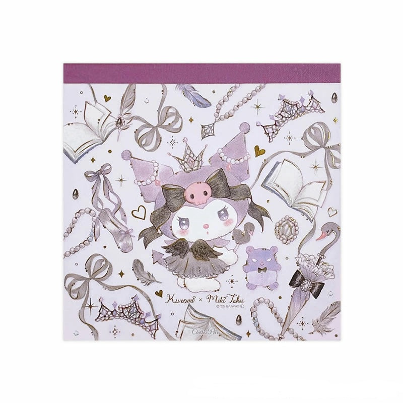 Miki Takei x Sanrio Character Memo Pad Kuromi