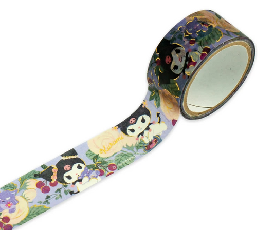 Sanrio Kuromi x Tomoko Hayashi Masking Tape 84222 Clothes-Pin - Shop 18mm Washi Tapes and Japanese Stationery at Papermind Stationery Shop