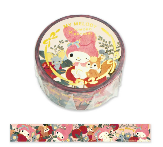 Sanrio My Melody x Tomoko Hayashi Masking Tape 84224 Clothes-Pin | papermind.shop