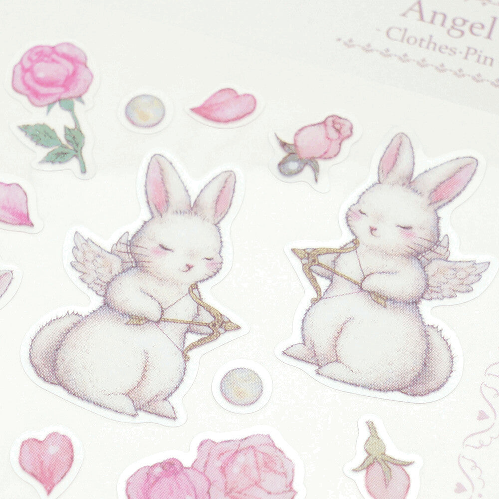 Takei Miki Mimi Sticker Sheet - Rabbit Angel