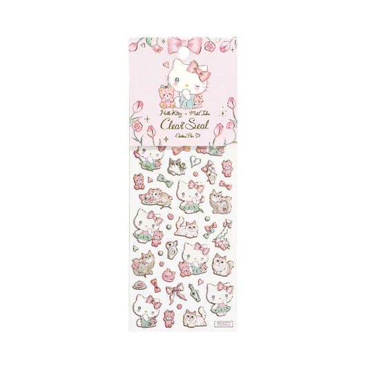 Sanrio x Takei Miki Sticker Sheet - Elegance Hello Kitty