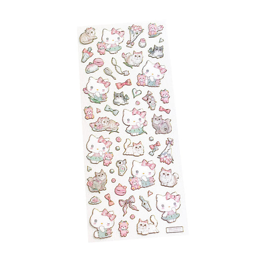 Sanrio x Takei Miki Sticker Sheet - Elegance Hello Kitty
