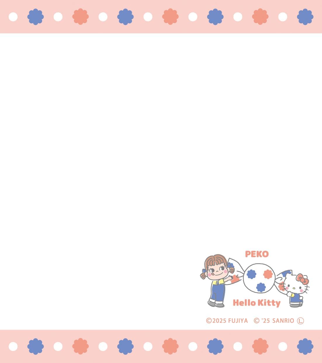 Sanrio x PEKO Memo Pad - Dot Hello Kitty | Papermind Shop
