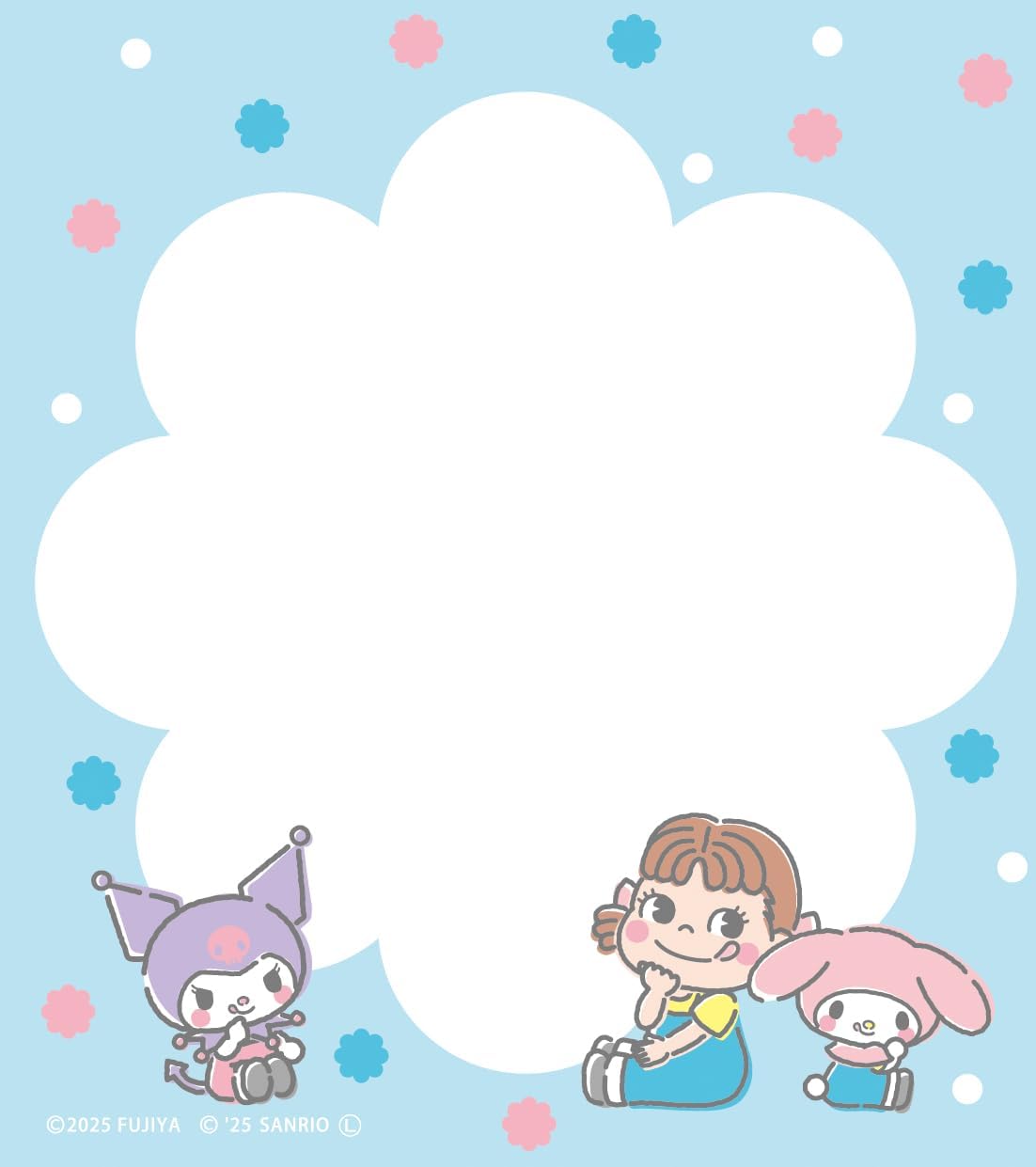Sanrio x PEKO Memo Pad - Dot Kuromi