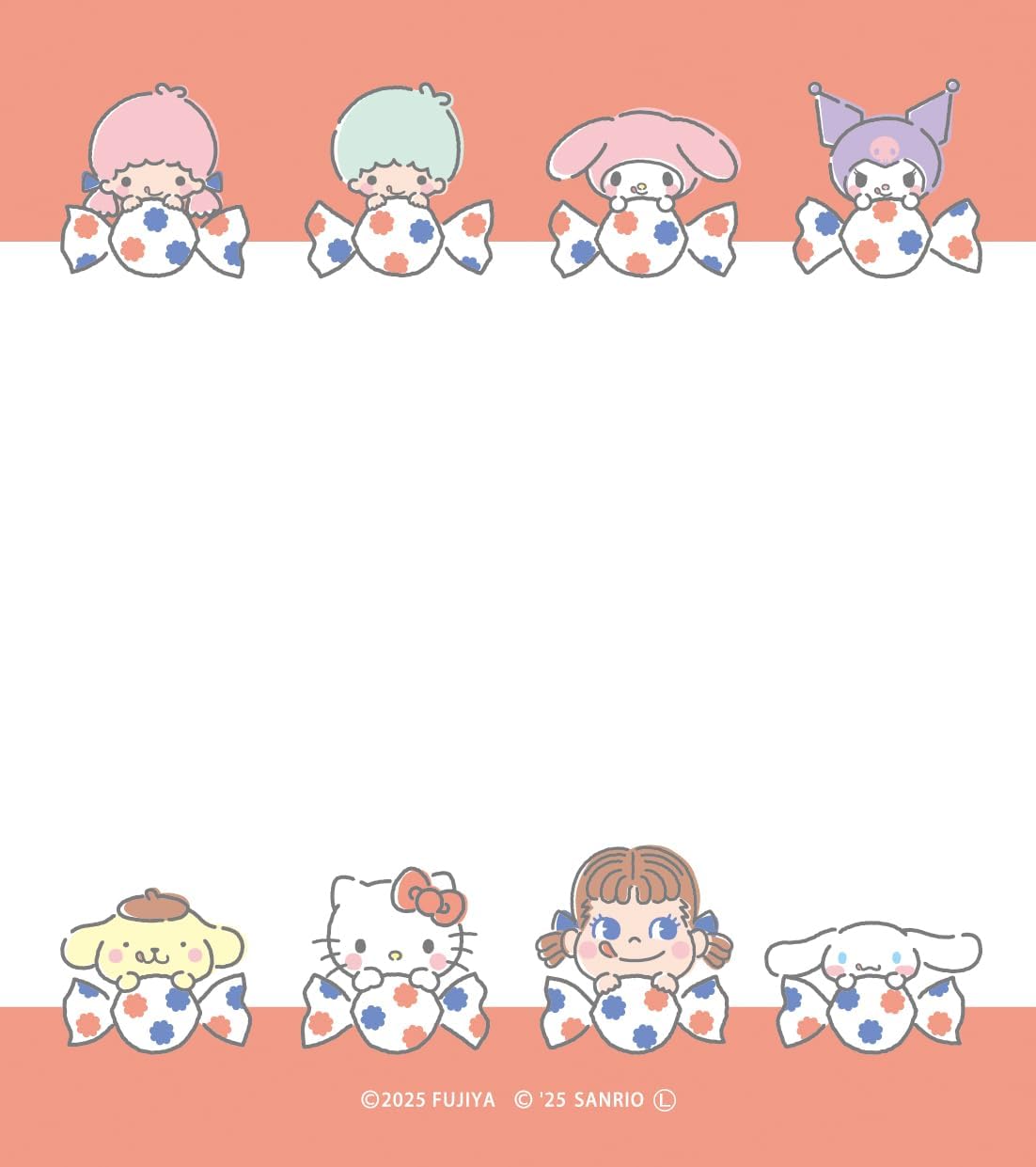 Sanrio x PEKO Memo Pad - Red Checker
