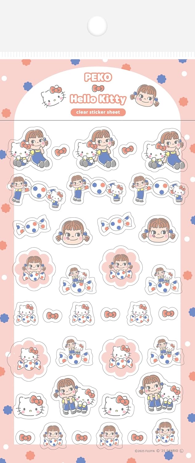 Sanrio x PEKO Sticker Sheet - Dot Hello Kitty | Papermind Shop