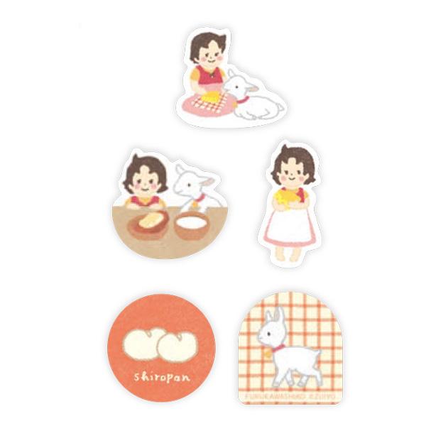 Furukawashiko Flake Stickers - Chewing Heidi | Papermind Shop