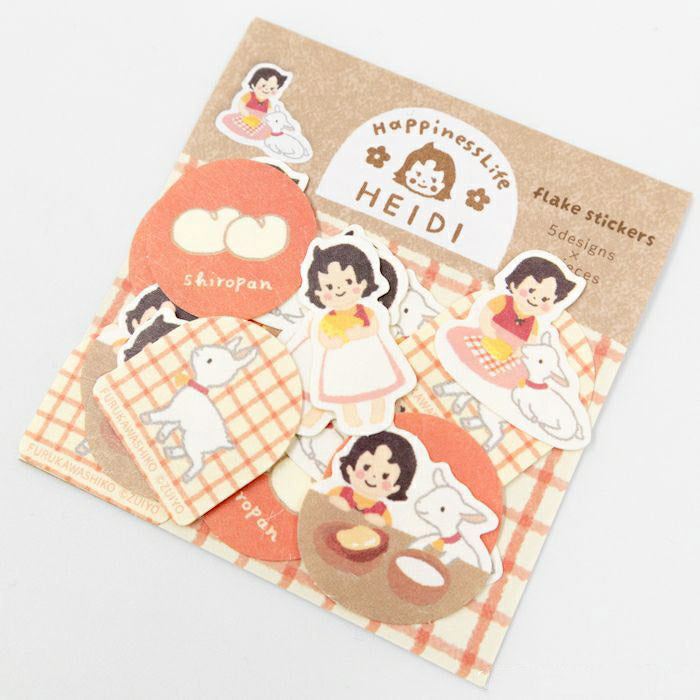 Furukawashiko Flake Stickers - Chewing Heidi | Papermind Shop