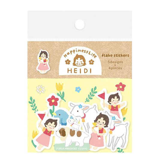 Furukawashiko Flake Stickers - Exciting Heidi | Papermind Shop