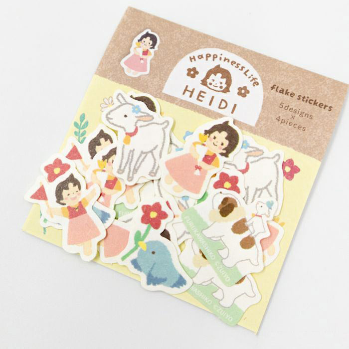 Furukawashiko Flake Stickers - Exciting Heidi | Papermind Shop