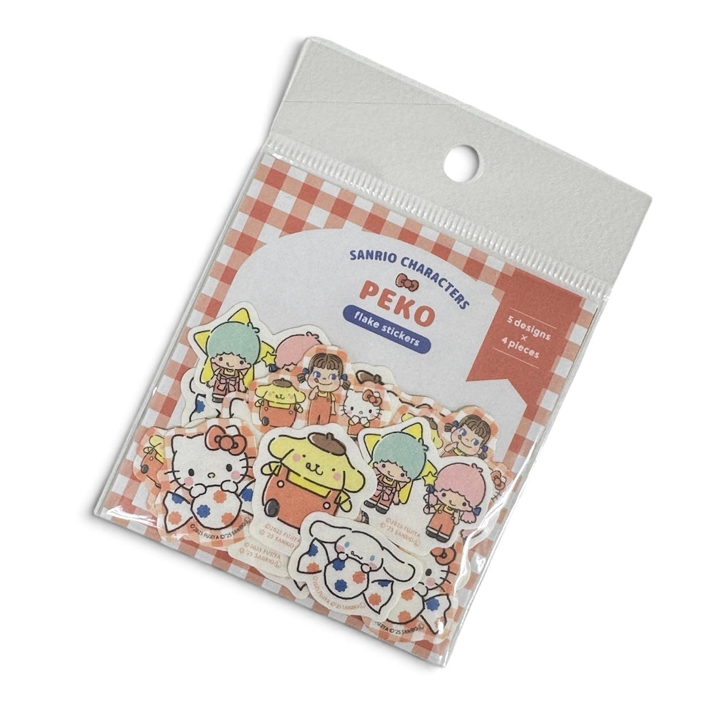 Sanrio x PEKO Flake Stickers - Red Checker - Shop Flake Stickers and Japanese Stationery at Papermind Stationery Shop