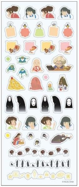 Studio Ghibli Sticker Sheet Schedule Sticker Spirited Away