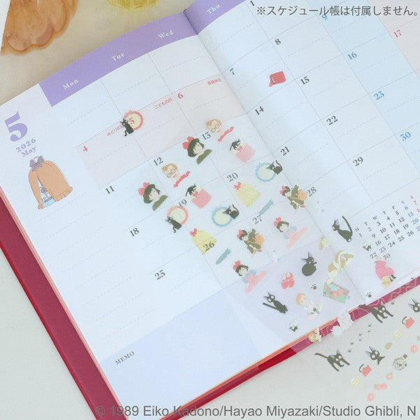 Studio Ghibli Sticker Sheet Schedule Sticker Kiki's Delivery Service