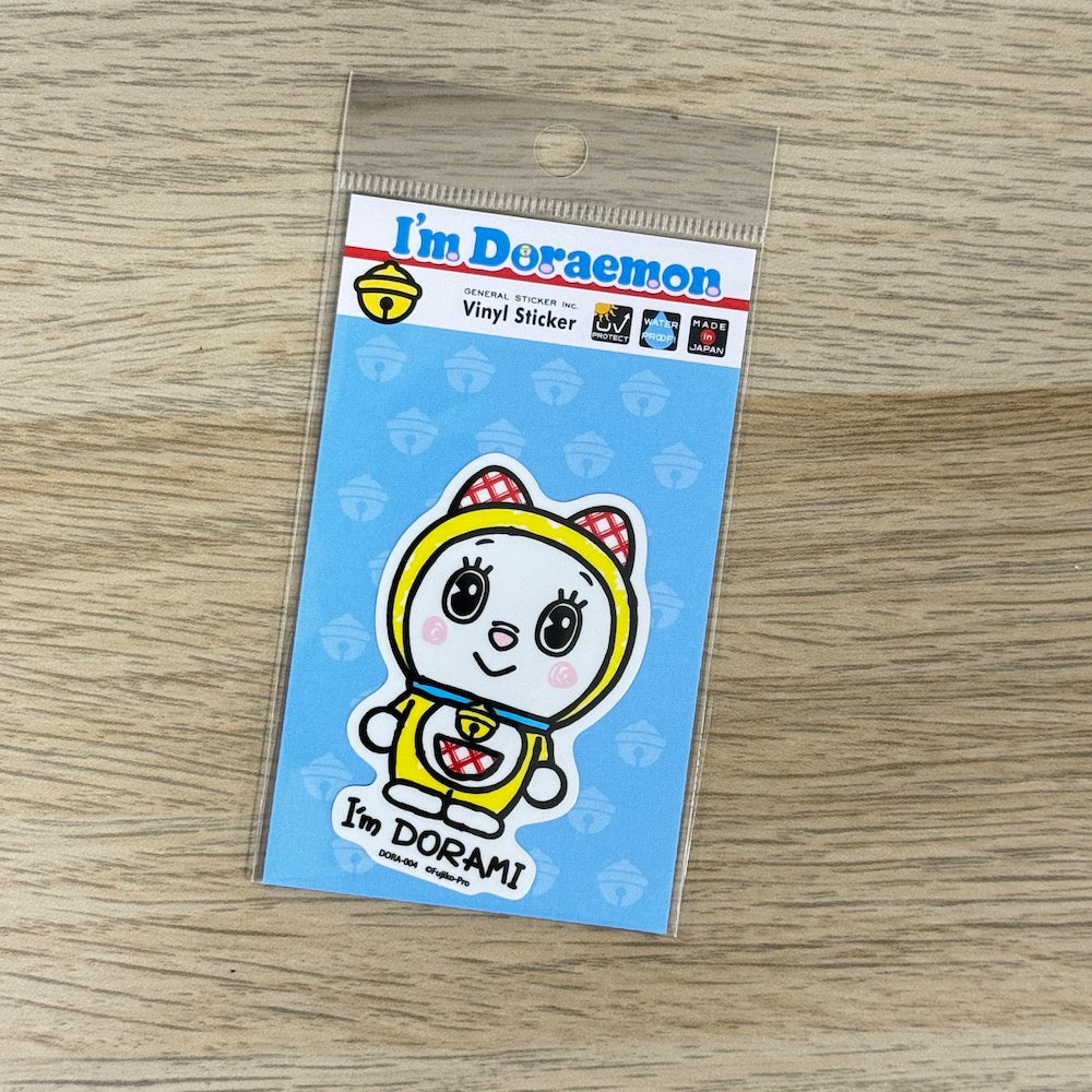 I'm Doraemon Die-Cut Sticker – Dorami | Sanrio-Style Character Decal for Phones & Suitcases - Shop Vinyl Stickers and Japanese Stationery at Papermind Stationery Shop