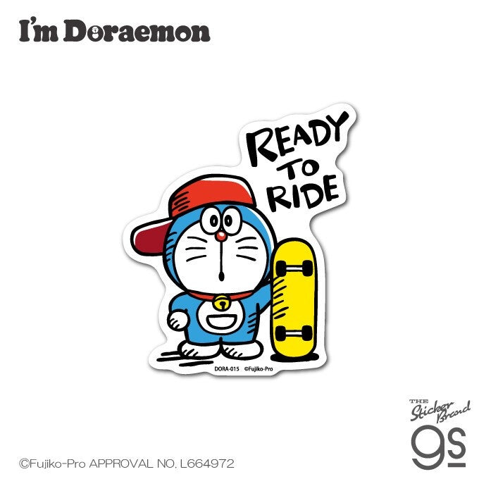 I'm Doraemon Die-Cut Sticker – READY TO RIDE | Sanrio-Style Character Decal for Phones & Suitcases