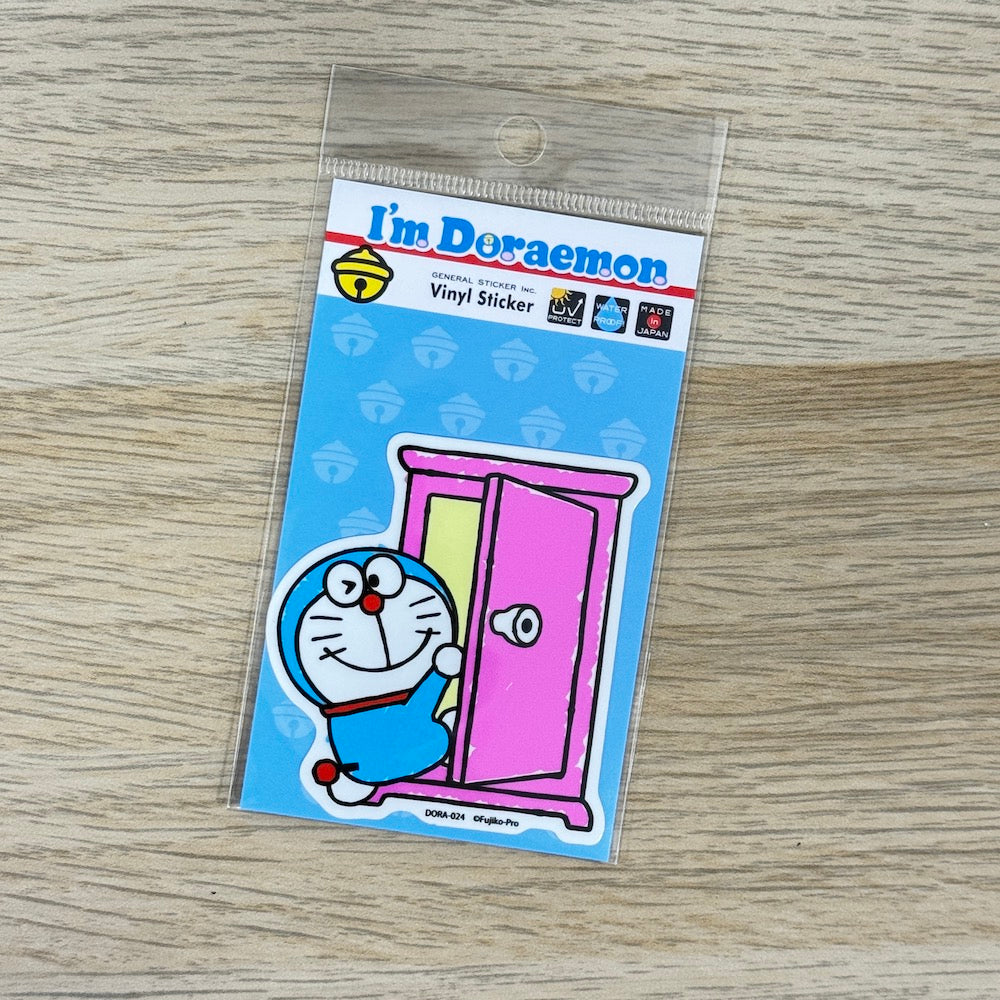 I'm Doraemon Die-Cut Sticker – Anywhere Door | Sanrio-Style Character Decal for Phones & Suitcases - Shop Vinyl Stickers and Japanese Stationery at Papermind Stationery Shop