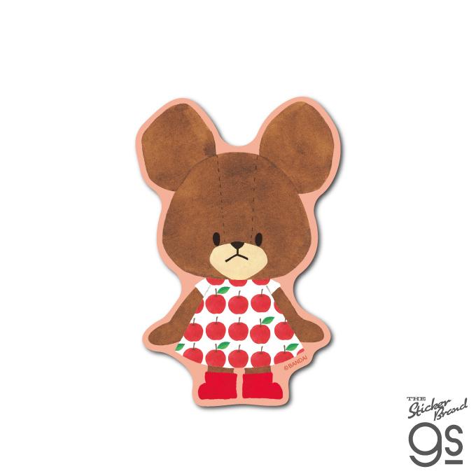 The Bears' School Die-Cut Sticker – Apple Girl & Jackie 02 | Picture Book Character Decal for Kids - Shop Vinyl Stickers and Japanese Stationery at Papermind Stationery Shop