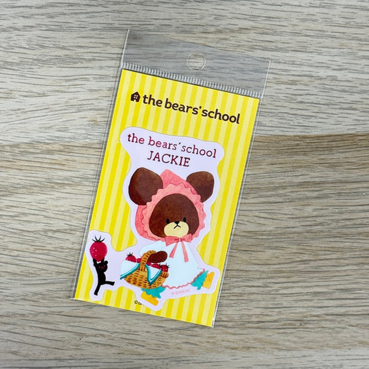 The Bears' School Die-Cut Sticker – Strawberry Theme 01 | Picture Book Character Decal for Kids - Shop Vinyl Stickers and Japanese Stationery at Papermind Stationery Shop