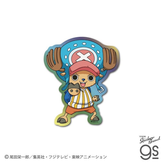 ONE PIECE Holographic Sticker – Chopper | Sparkly Pirate Anime Decal for Phones & Collecting