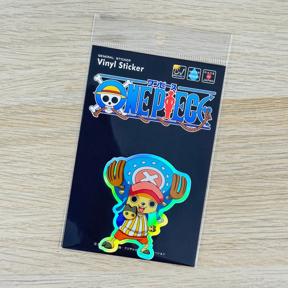 ONE PIECE Holographic Sticker – Chopper | Sparkly Pirate Anime Decal for Phones & Collecting - Shop Vinyl Stickers and Japanese Stationery at Papermind Stationery Shop
