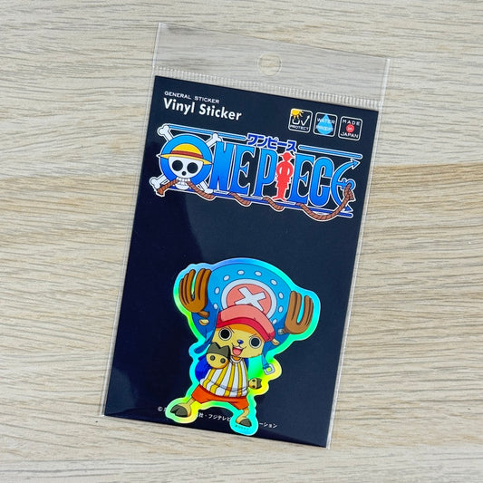 ONE PIECE Holographic Sticker – Chopper | Sparkly Pirate Anime Decal for Phones & Collecting - Shop Vinyl Stickers and Japanese Stationery at Papermind Stationery Shop