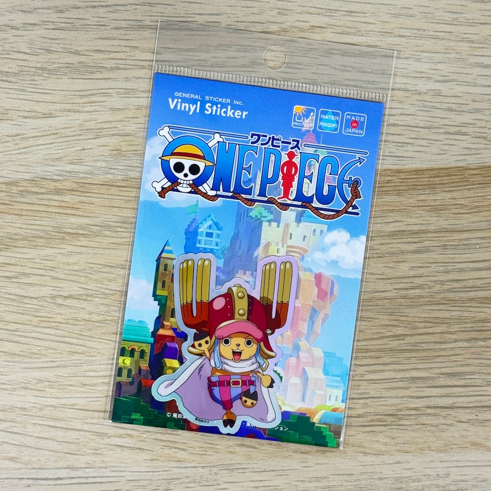 ONE PIECE Holographic Sticker – Chopper (Elbaf Arc) | Anime Decal for Suitcases & Phones - Shop Vinyl Stickers and Japanese Stationery at Papermind Stationery Shop
