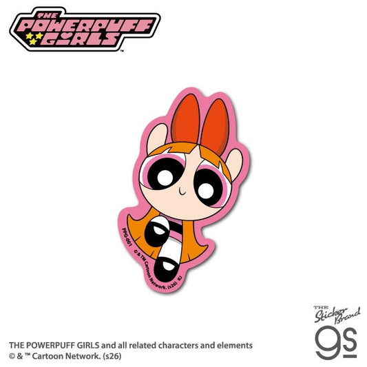 The Powerpuff Girls Die-Cut Mini Sticker – Blossom | Cartoon Character Decal for Phones & Planners