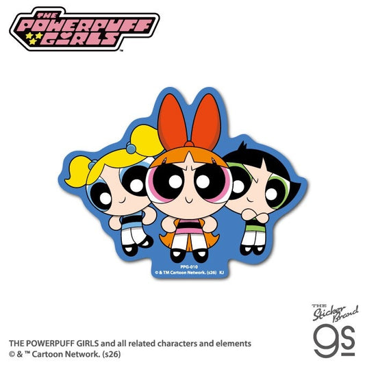 The Powerpuff Girls Die-Cut Sticker – Pose | US Cartoon Decal for Phones & Laptops