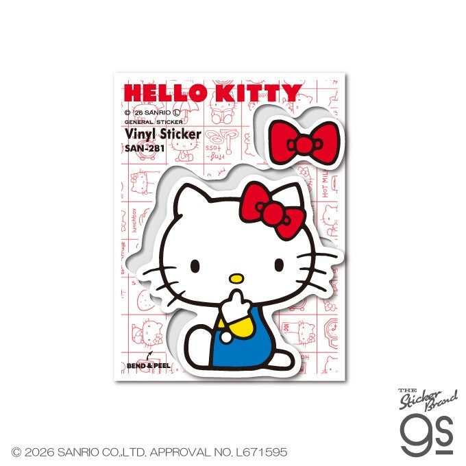 Sanrio Characters Half-Cut Sticker Sheet – Hello Kitty | Kawaii Decals for Planners & Scrapbooking