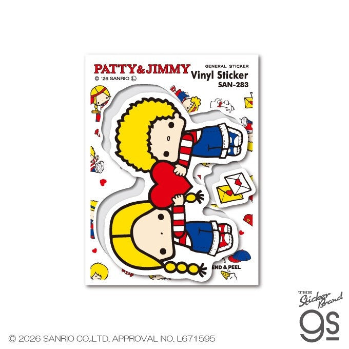 Sanrio Characters Half-Cut Sticker Sheet – Patty & Jimmy | Kawaii Decals for Planners & Scrapbooking
