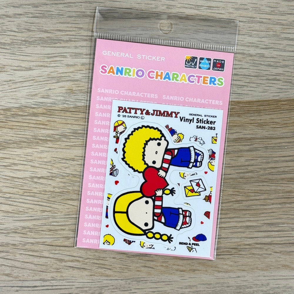 Sanrio Characters Half-Cut Sticker Sheet – Patty & Jimmy | Kawaii Decals for Phones & Laptops - Shop Vinyl Stickers and Japanese Stationery at Papermind Stationery Shop