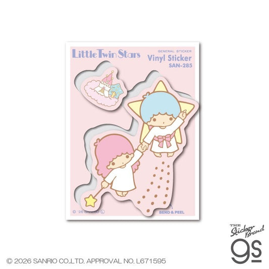 Sanrio Characters Half-Cut Sticker Sheet – Little Twin Stars | Kawaii Decals for Planners & Scrapbooking