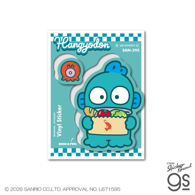 Sanrio Characters Half-Cut Sticker Sheet – Hangyodon | Kawaii Decals for Planners & Scrapbooking