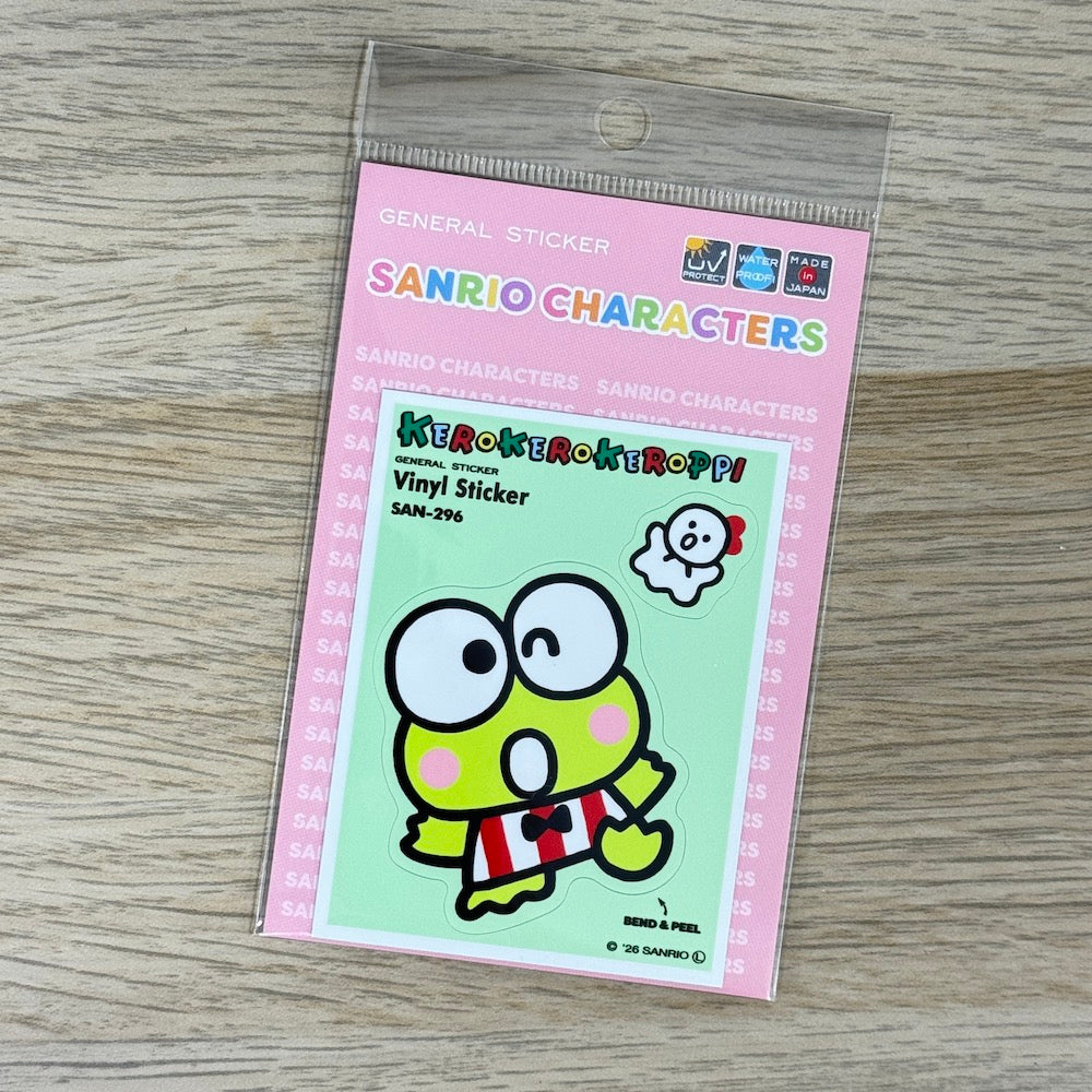 Sanrio Characters Half-Cut Sticker Sheet – Kerokerokeroppi | Kawaii Decals for Planners & Scrapbooking - Shop Vinyl Stickers and Japanese Stationery at Papermind Stationery Shop