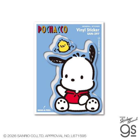 Sanrio Characters Half-Cut Sticker Sheet – Pochacco | Kawaii Decals for Planners & Scrapbooking