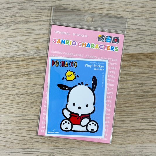 Sanrio Characters Half-Cut Sticker Sheet – Pochacco | Kawaii Decals for Smartphone / Laptop / Planners & Scrapbooking - Shop Vinyl Stickers and Japanese Stationery at Papermind Stationery Shop