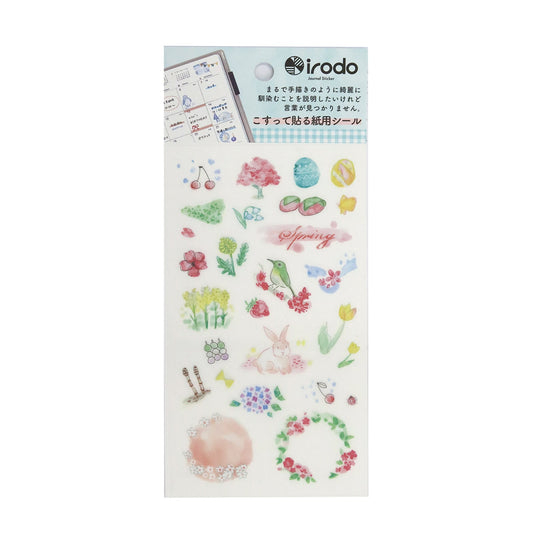 Irodo Paper Transfer Stickers - Spring | Papermind Shop