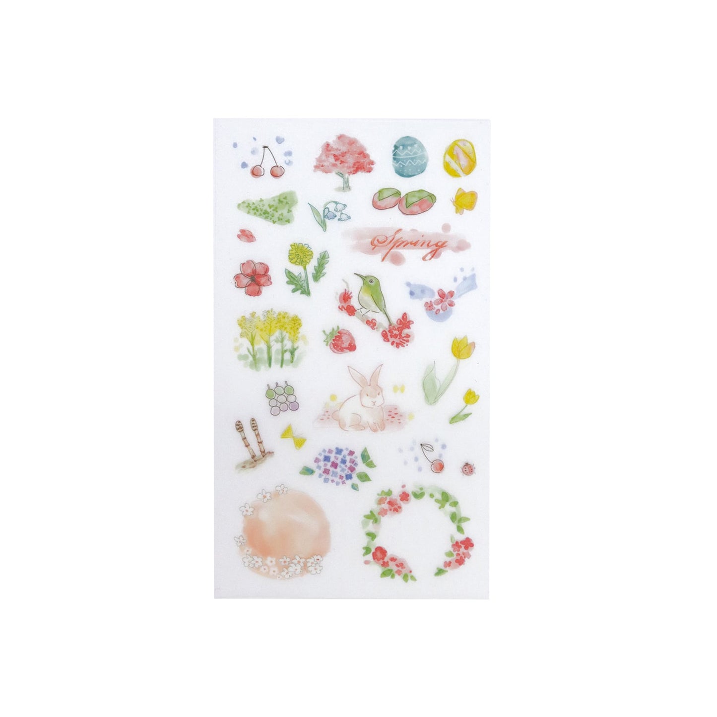 Irodo Paper Transfer Stickers - Spring | Papermind Shop