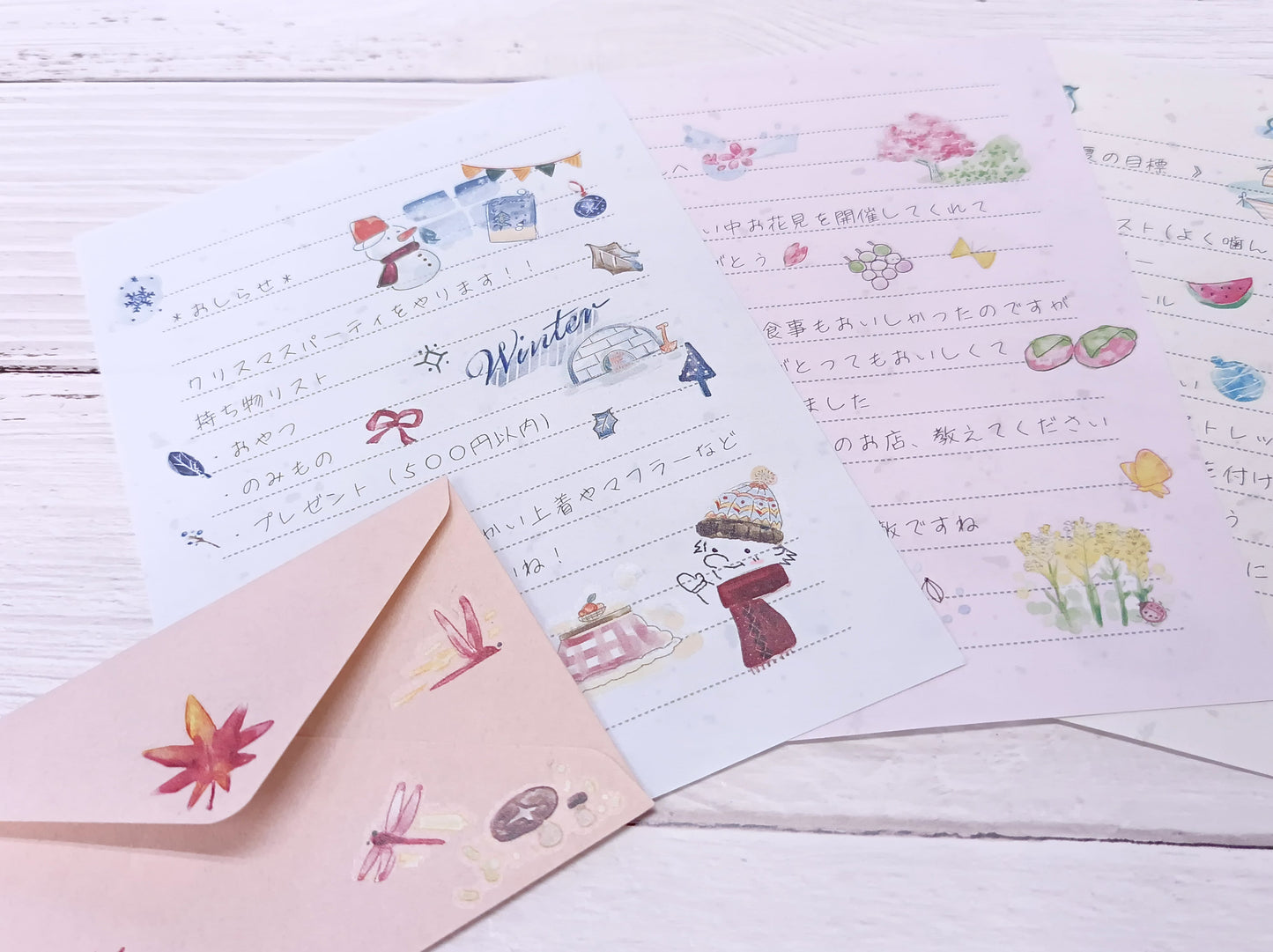 Irodo Paper Transfer Stickers - Winter | Papermind Shop